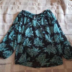 Passports turquoise paisley shirt